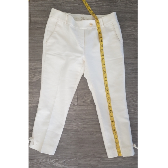 Kate Spade Ivory Capri Pants Size 4 - Picture 5 of 11